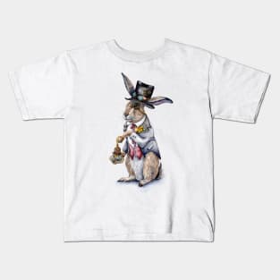 March Steampunk Hare Kids T-Shirt